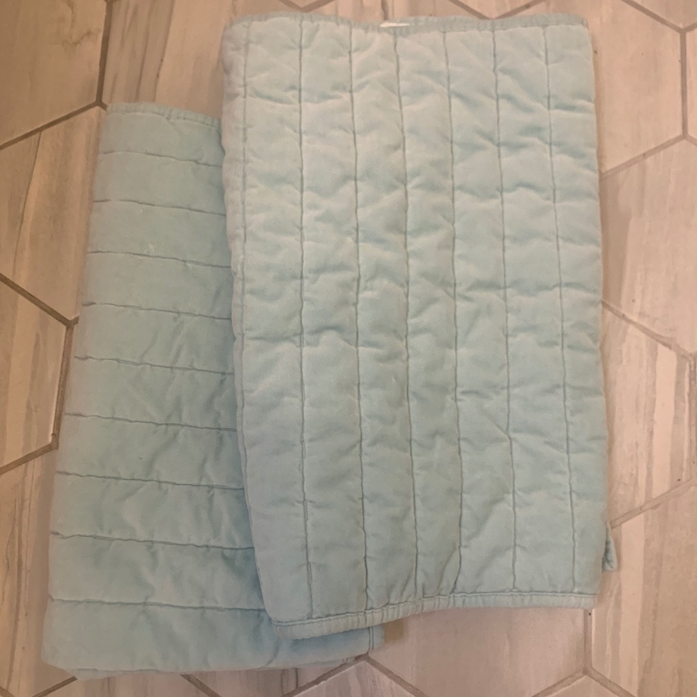 Threshold Lumbar Quilted Pillow Covers Set of 2 - 20”x35” No Flaws.